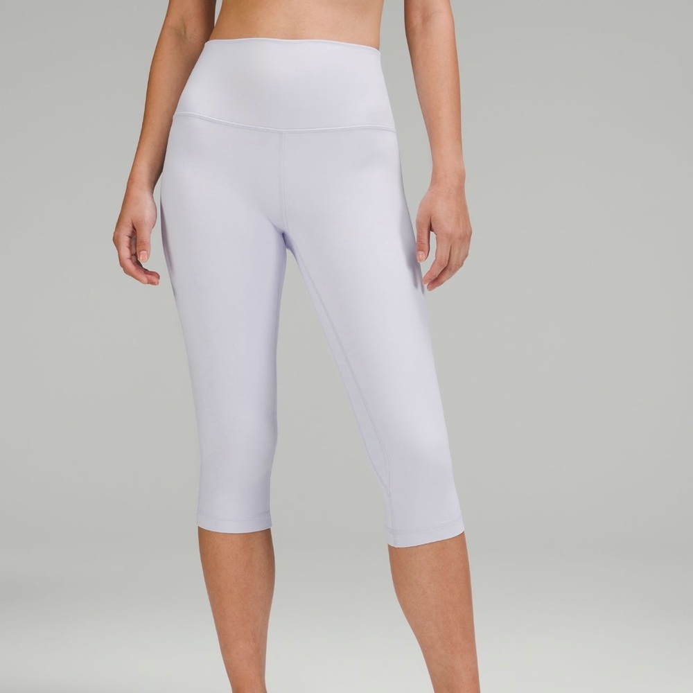 LULULEMON LEGGINGS Align™M High-Rise Crop 17" pastel lilac size 2